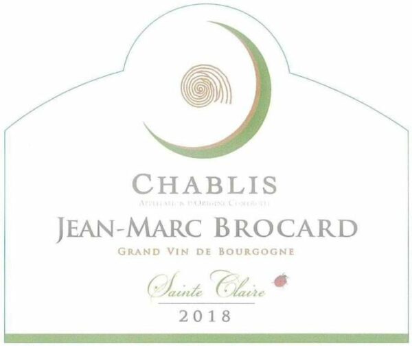 Brocard 2018 Sainte Claire Chablis (375ML half-bottle) - Chardonnay White Wine