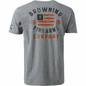 Browning Men's Firearms Flag Graphic T-Shirt Dark Gray, 3X-Large - Men's Outdoor Graphic Tees at Academy Sports