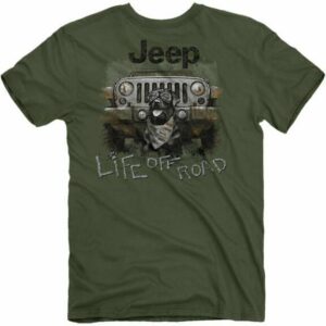 Buck Wear Men's Jeep Life Mud Dog Graphic T-Shirt Green Dark, Large - Men's Outdoor Graphic Tees at Academy Sports