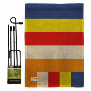 Buddhist Flags of the World Nationality Garden Flag Set