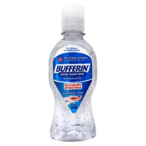 Bufferin Hand Sanitizer Gel with Aloe & Vitamin E - 8.0 fl oz