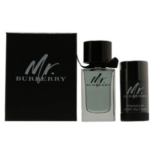 Burberry Mr. Burberry 2 Piece Set Eau De Toilette Spray & Deodorant Stick Woody Aromatic - 1.0 ea