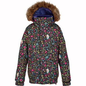 Burton Twist Bomber Snowboard Jacket - Girls Elsa & Anna Frozen Xl