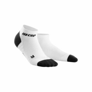 CEP Women's Low Cut Socks 3.0 - White-Dark Grey