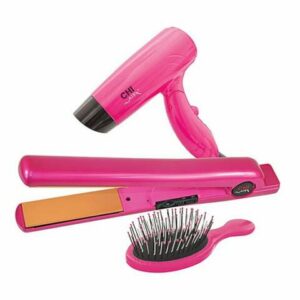 CHI Air Women's Brushes & Combs Pure - CHI Air Expert Ceramic Tourmaline 1'' Flat Iron & Hair Dryer Set