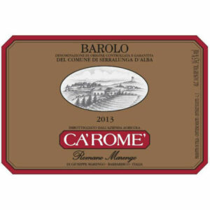 Ca' Rome 2013 Rapet Gold Label Barolo - Nebbiolo Red Wine