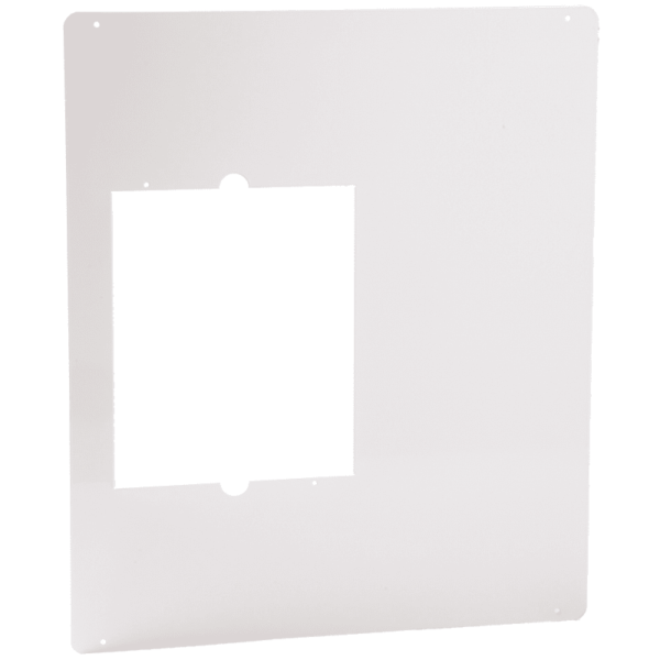 Cadet CAM 18-1/2" x 22" Metal Adapter Plate for the Com-Pak Standard Max and Bath Series White Heaters Accessory Adapter Plate