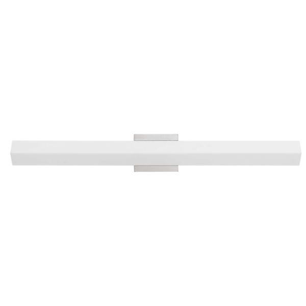 Cal Lighting LA-8605-L Single Light 36" Wide Integrated LED Bath Bar Brushed Steel Indoor Lighting Bathroom Fixtures Bath Bar