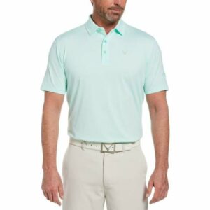 Callaway Men's Pro Spin Fine Line Stripe Golf Polo Shirt Green, Large - Mens Golf Shirts at Academy Sports