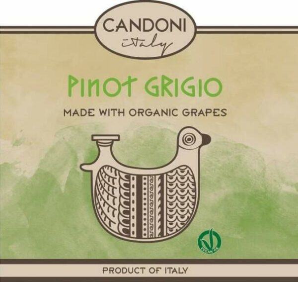 Candoni 2019 Organic Pinot Grigio - Pinot Gris/Grigio White Wine