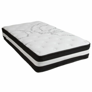 Capri Comfortable Sleep 12" Foam & Pocket Spring Mattress, Twin in a B