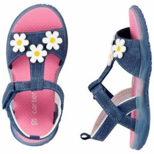 Carter's Chambray Light-Up Sandals