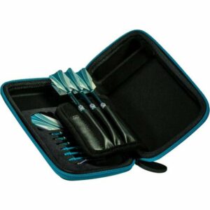 Casemaster Sport Zippered Dart Case Black/Bright Blue - Billiards And Table Tennis at Academy Sports