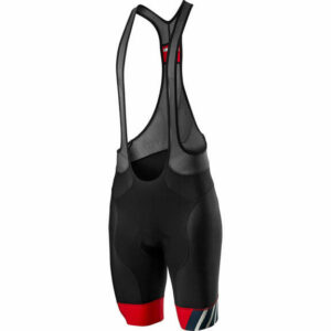 Castelli Free Aero Race 4 Bib Shorts Kit Version - BLACK-RED