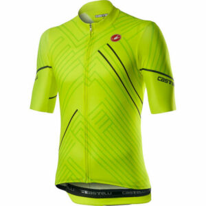 Castelli Passo Short Sleeve Jersey - XS - Yellow Fluo