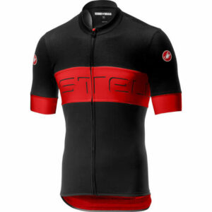 Castelli Prologo VI Jersey - XL - Black-Red-Black