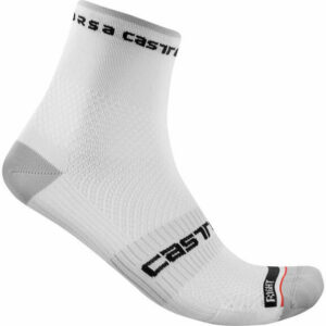 Castelli Rosso Corsa Pro 9 Socks SS21 - XXL - White