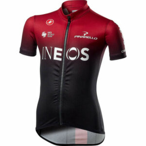 Castelli Team INEOS Kid's Jersey 2020 - 8-10 Years - Dark Red