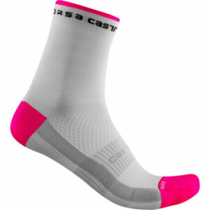 Castelli Women's Rosso Corsa 11 Socks SS21 - L/XL/XXL - White