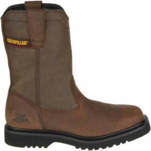 Cat Footwear Men's Hudson EH Wellington Work Boots Brown, 9 - Non Steel Toe Wellington Work Boots at Academy Sports