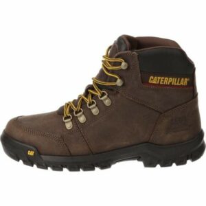 Cat Footwear Men's Outline EH Lace Up Work Boots Brown, 10.5 - Lace-Up Work Boots at Academy Sports