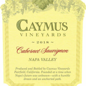 Caymus 2018 Napa Valley Cabernet Sauvignon (1 Liter Bottle) - Red Wine