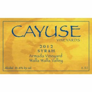 Cayuse 2012 Armada Syrah - Syrah/Shiraz Red Wine