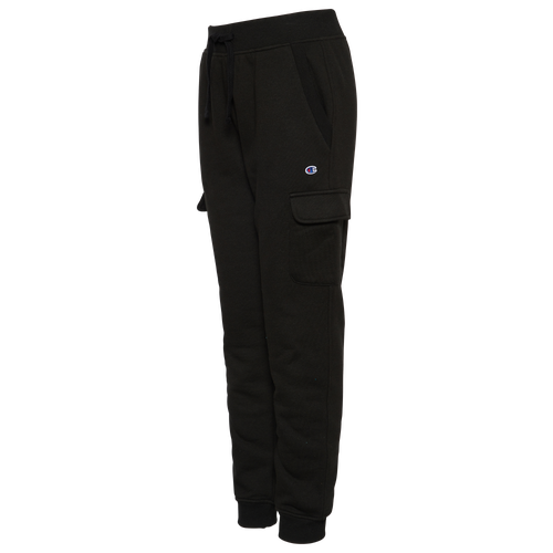 Champion Boys Champion Premium Fleece Pant - Boys' Grade School Black/Black Size L