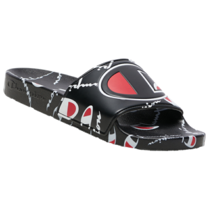 Champion Mens Champion IPO Warped Slide - Mens Shoes Black Size 14.0