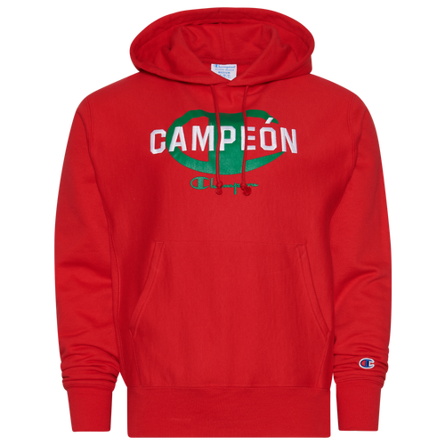 Champion Mens Champion Reverse Weave Global Unity Hoodie - Mens Red/Green/White Size XXL