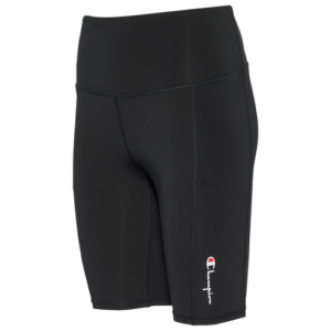 Champion Womens Champion High Rise Bike Short - Womens Black/White Size XS