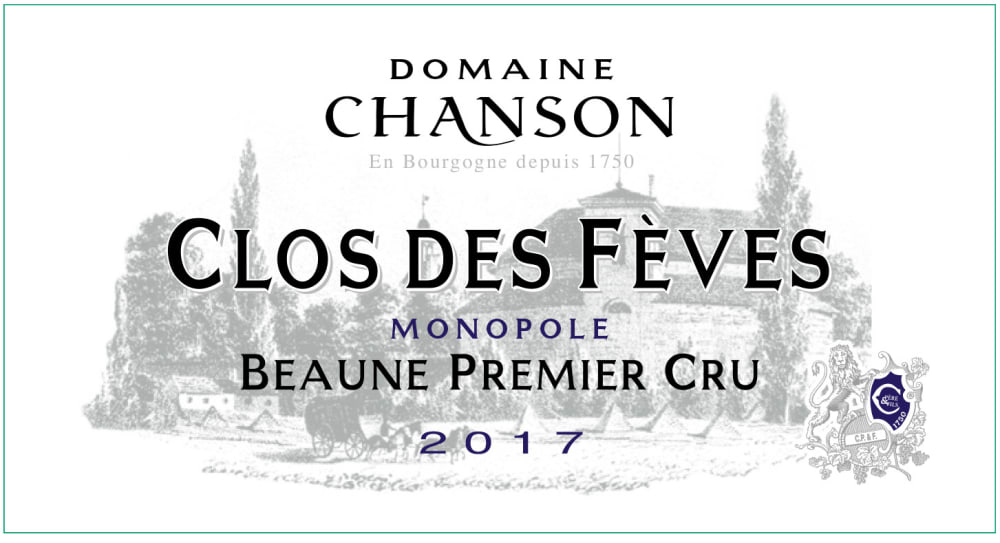 Chanson Pere & Fils 2017 Beaune Clos des Feves Premier Cru Monopole - Pinot Noir Red Wine