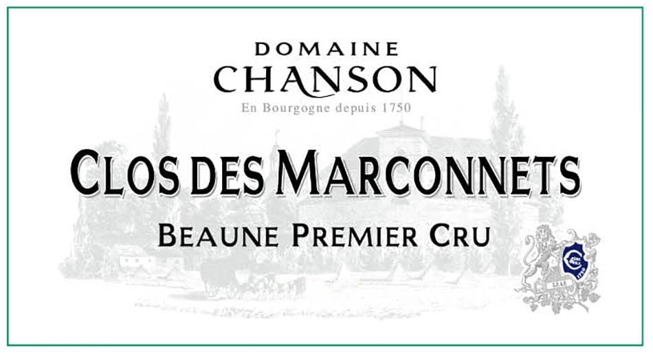 Chanson Pere & Fils 2017 Beaune Clos des Marconnets Premier Cru - Pinot Noir Red Wine