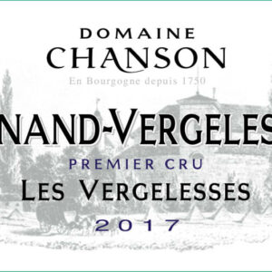 Chanson Pere & Fils 2017 Pernand-Vergelesses Les Vergelesses Premier Cru - Pinot Noir Red Wine