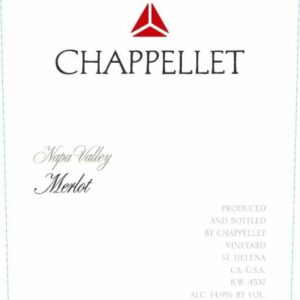 Chappellet 2017 Merlot - Red Wine