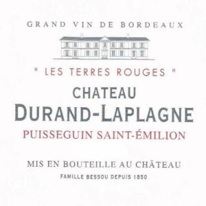 Chateau Durand-Laplagne 2018 Les Terres Rouges Puisseguin-Saint Emilion - Bordeaux Blends Red Wine