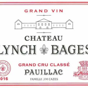 Chateau Lynch-Bages 2016 - Bordeaux Blends Red Wine