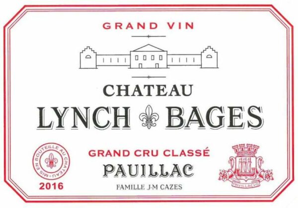 Chateau Lynch-Bages 2016 - Bordeaux Blends Red Wine