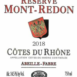 Chateau Mont Redon 2018 Cotes du Rhone Reserve - Rhone Blends Red Wine