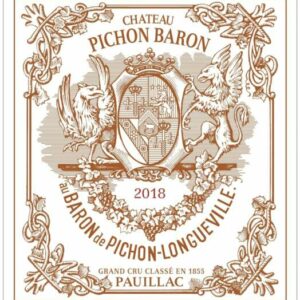 Chateau Pichon-Longueville Baron 2018 (1.5 Liter Magnum) - Bordeaux Blends Red Wine