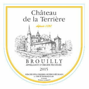 Chateau Terriere 2015 Brouilly Tradition - Gamay Red Wine