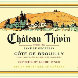 Chateau Thivin 2018 Cote de Brouilly - Gamay Red Wine