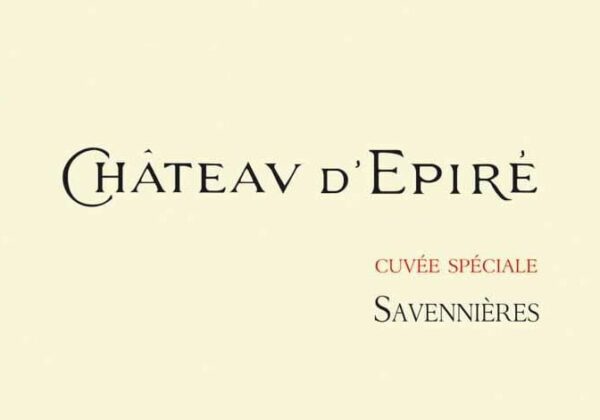 Chateau d'Epire 2018 Savennieres Cuvee Speciale - Chenin Blanc White Wine