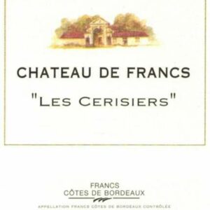 Chateau de Francs 2018 Les Cerisiers - Bordeaux Blends Red Wine