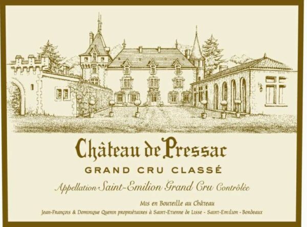 Chateau de Pressac 2018 (Futures Pre-Sale) - Bordeaux Blends Red Wine