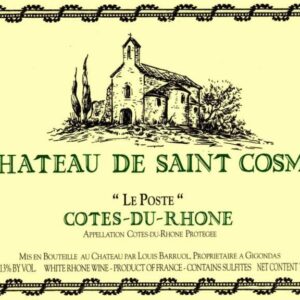 Chateau de Saint Cosme 2017 Cotes du Rhone Blanc le Poste - Rhone Blends White Wine