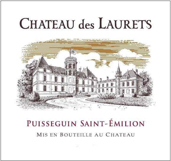 Chateau des Laurets 2015 Puisseguin Saint-Emilion - Bordeaux Blends Red Wine