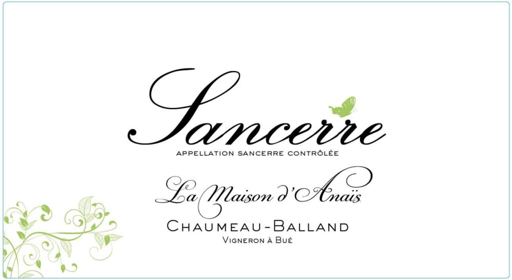 Chaumeau Maison d'Anais 2018 Sancerre Blanc - Sauvignon Blanc White Wine