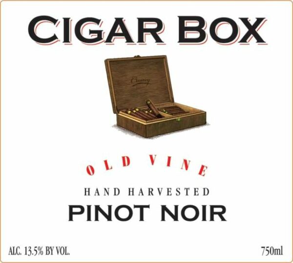 Cigar Box 2017 Old Vine Pinot Noir - Red Wine