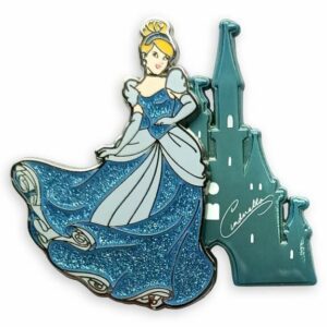 Cinderella with Castle Pin Disney Princess